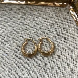 10k gold hoops